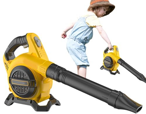 ETUCYNG 41.9x20.1cm Leaf Blower For Kids Cordless Leaf Blower Battery Powered For Boys Girls Educational Pretend Play Toy With Realistic Soundsfor Home Preschool