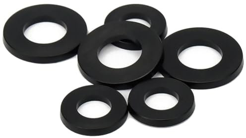 CXGBQSJ Guarnizioni Piatte in Nylon PA, Rondelle Sottili in Plastica per Separazione di Fissaggi, Riparazioni Fai-da-Te e Installazioni Domestiche,8 * 14 * 1.0/100pcs