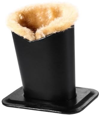 Ciieeo 2Pcs Eyeglass Stand Leather Holder for Myopia Glasses and Pens Portable Lightweight Desktop Decoration with Soft Hair Texture Suitable for Home Office Car Cabinet Black Yellow