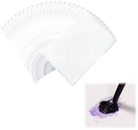 20er Pack Handgefertigtes Weißes Büttenpapier Blanko,15,2 x 10,2 cm, Papier Handgeschöpft, Dickes 300 GSM Baumwoll-Aquarellpapier für Grußkarten, Malerei, DIY-Kunstprojekte, Briefe und Schreibwaren