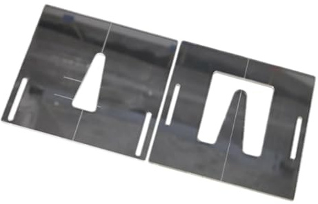 2-teiliges Set Mit Geraden Schwalbenschwanz-Zapfenschablonen Für Gitarre Transparentes Acryl Werkzeuge Für Gitarrenbauer Anfänger