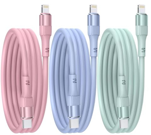 iPhone Charger Cable,3Pack 3FT/1M USB C to Lightning Cable MFi Certified | USB C to iPhone Fast Charging Lead for iPhone 14 13 12 11 Pro Max X XR XS 8 Plus SE,iPad