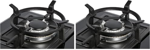 K&H Gusseisen Wok Ring Support Aufsatzring für Gaskochfelder (Packung mit 2)