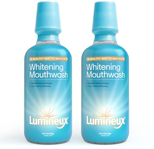 Lumineux Teeth Whitening Mouthwash, Peroxide Free, 16 fl oz, 2 Pack