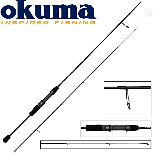 Okuma Light Range Fishing UFR 185cm 1-7g Spinnrute, leichte Spinnruten für Barsch & Forellen, Ultraleicht Rute, Ultralight Angelrute, leichtes Spinnfischen