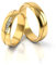 JC Trauringe Gold 333 Paarpreis Poliert I Traumhafte Eheringe breit 5mm I Einzigartige Partnerringe Gelbgold mit Gravur in edler Schatulle I 2 Hochzeitsringe Herrenring & Damenring mit Steinen I PL296