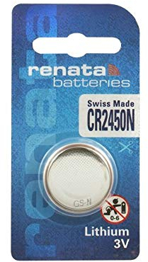 Batteria a bottone al litio Renata CR2450N 3V - 10 Pieces