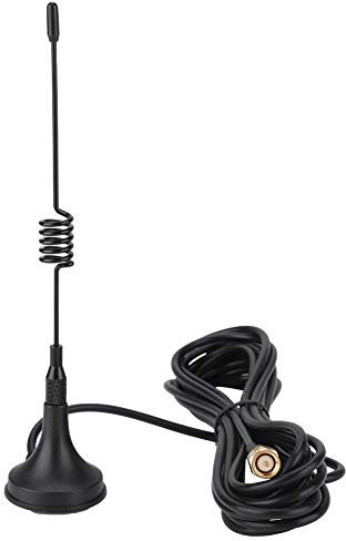 Antenne 5 Dbi 433 MHz, Interface SMA | Impédance 50Ohms | Câble D'extension de 10 Pieds | Base Magnétique, Antenne de Module sans Fil pour Garage à Domicile, Radio, Voiture