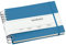 Semikolon 364013 Spiral Album Mini Mucho - 25x16 cm - Fotoalbum, 90 Seiten cremeweiß, Fotobuch, azzurro hell-blau