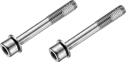 TRP 4717592031041, Flat Mount Rear Brake Caliper Screws, Stainless Steel, Pair-37 mm, Unisex Adult, Black, EU 37
