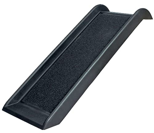 PETGARD Atlanta SMALL Hunderampe Schwarz 100 x 38 x 15,5 cm Kunststoff 50 kg Belastbar 2,8 kg Eigengewicht 32 cm Lauffläche