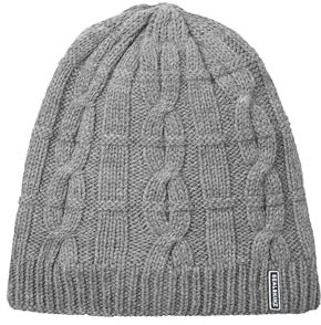 SealSkinz Blakeney Strickmütze für kaltes Wetter, mit Zopfmuster, wasserdicht, dunkelgrau, Größe L/XL