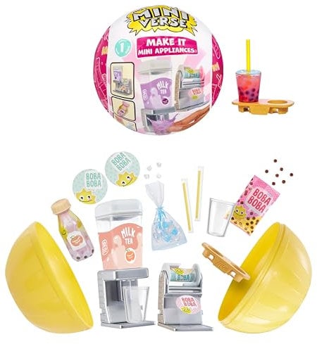 MGA's Miniverse Age 8+ Make It Mini Appliances - Mini Replica Collectibles in Mystery Blind Packaging - DIY, Crafts and Resin Play - NOT EDIBLE - For Collectors Ages 8+