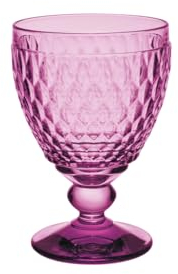 Villeroy & Boch - Boston Berry verre à vin rouge, 200 ml, verre en cristallin pour le vin rouge, résistant au lave-vaisselle, rose