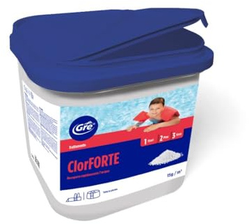 Gre ClorChoc 76096, Chlore choc, pour traitement des chocs, granulés - 3 kg