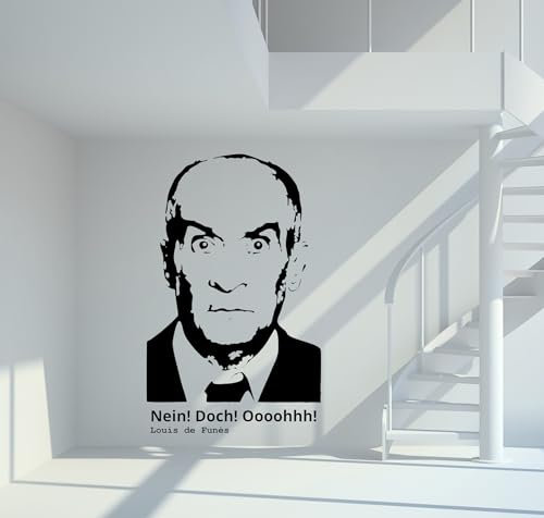 Wandtattoo Louis de Funes - Zitat Größe S - ca. 30cm x 19cm
