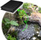 Teichfolie 0.12mm Wasserdicht Folie Flexibel Teichfolien Gartenteiche Teichplane Reißfest Teichmembran für Fischteiche, Brunnen, Wassergarten und Wasserfall Baufolie(2x7.0m (6.6x23ft))