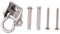 TINEASUR 1 Satz Schaukel Haken Schwingen Sie Die Stockschrauben Drehhaken Für Hängematte Schaukelbügel Schwenkbare Aufhängebügel Schwenkbare Haken Drehbare Aufhänger Für Hängematten Silver