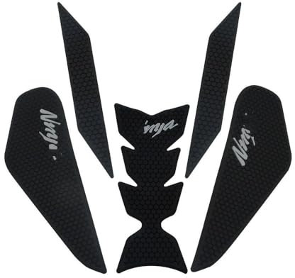 GFVASZNDE Motorrad-Tankschutz Für KA&WA&SAKI Ninja 400 Ninja400 Motorrad Tank Pad Schutz 3D Emblem Aufkleber Aufkleber Knie Grip Traktion Seite Pad