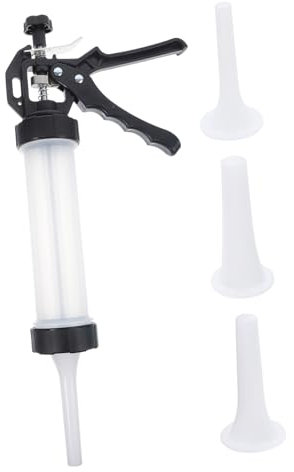 TOPBATHY Manual Stainless Steel Sausage Filler Tool Filling Tube for Home Use Compact and Easy to Operate Sausage Making Machine