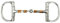 Equine Smile ES0073 Gebiss D-Ring D-Trense Einfach Gebrochen mit Kupferrollen Kupfer Roller aus Edelstahl Gebissstärke 13 mm (11.5 cm)