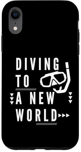 Diving Scuba Diver Dive Water Sports Diving in Ocean Case for iPhone XR