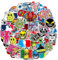 Skateboard Stickers Pack, 101 Pcs Cool Stickers for Adults Teens Kids Fashion Waterproof Vinyl Sticker Pack Luggage Decal Patches Sticker for Cars Guitar Travel Luggage Helme Furniture Bike Laptop