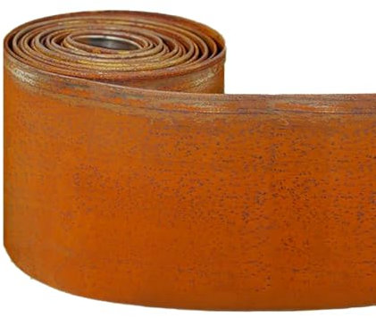 Corten Bordure de pelouse en Acier 10 m Rouleau de Bordure de Jardin en métal pré-rouillé 14 cm de Haut Facile à Installer Gants de sécurité Inclus (Rouille, 10 m)