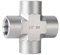 Raccordi for tubi a croce femmina in acciaio inossidabile 304, connettore a 4 vie, filettatura BSPT 1/43/81/2 3/4 6000 psi 40 mpa(3/4)