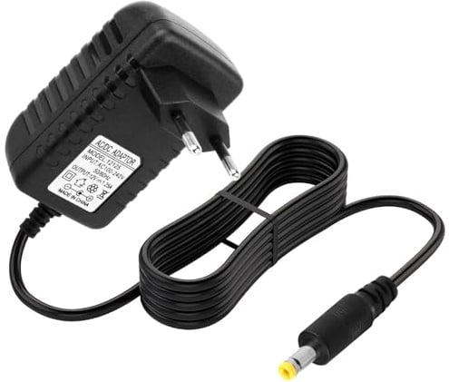 15W Ladekabel Netzteil für Echo Dot 3rd 4th 5th Gen Show 5 1st 2nd | 12V 1.25A Ladegerät Netzadapter für Echo Spot / Dot 3rd / TV Cube / Pop, 2M Stromkabel für Alexa, 15W Power Supply Adapter