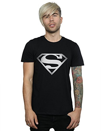 DC Comics Men's Superman Spot Logo T-Shirt XXX-Large Black