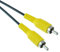 Cavo di prolunga RCA maschio a maschio audio AV (0,5 m - 10 m) giallo, rosso, bianco e nero (1 m, giallo)