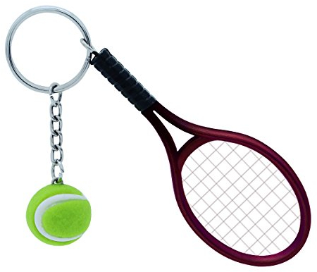 VALICLUD Mini Tennis Racket Schlüsselanhänger Material Leicht Und Tragbar Für Sportliebhaber Zufällige Farben