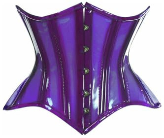 Daisy corsets Damen Korsett für Unterbrust/Taillenmieder, Violett Korsett