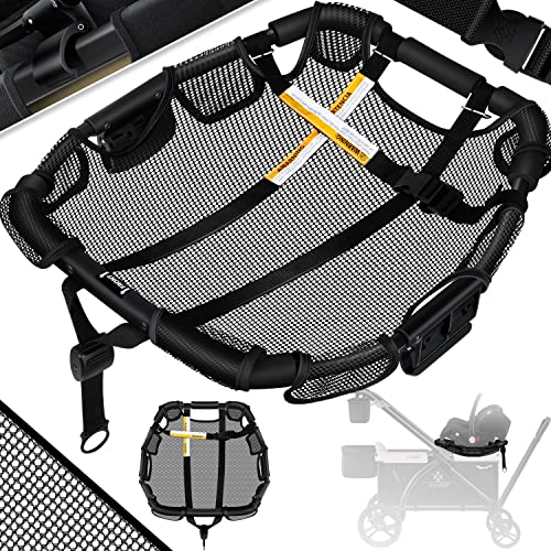 KESSER® Babyschale-Modul Kindersitzmodul-Aufsatz Zubehör Passend für Loops Faltbarer Bollerwagen Handwagen, Modul Universal für alle Babyschalle BabyliegeschaleZubehör: Kindersitzmodul