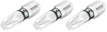 HAZET Bit - Sechskant6,3 (1/4 Zoll) - Pozidriv Profil PZ - PZ3-3-tlg.