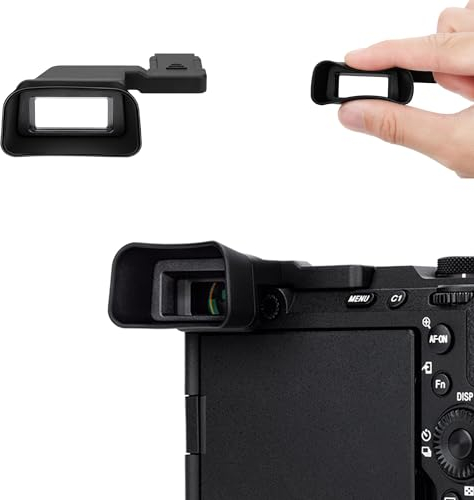 KIWIFOTOS Kamera Extended Augenmuschel Okular für Sony A7CII A7CR Kamera, Alpha 7CII 7CR Sucherschutz Zubehör