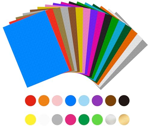 Jaimela 4480 Stück Runde Punktaufkleber Klebepunkte Etiketten Markierungspunkte, 16 Farben Bunte Selbstklebende Klebepunkte Aufkleber (8mm)