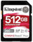 Kingston Canvas React Plus V60 SD 512GB SDXC UHS-II 280R/150W U3 V60 for Full HD/4K