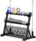 JX FITNESS 3-Tier Dumbbell Rack Multifunctional Weight Storage Weight Organizer for Home Gym Fit for Dumbbells, Kettle dumbbells, Weight Plates, Olympic Bar and Curl Bar