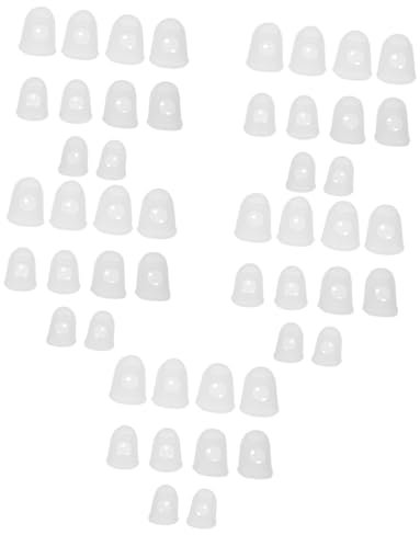 Generic 50stücke Kalimba Finger-schutz-hüllen Aus Silikon Wiederverwendbare Daumen-fingerkappen Für Schmerzlinderung Und Schutz Der Fingerspitzen Transparent Langlebig Und Rutschfest