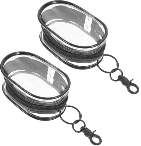 Toyvian 2pezzi Borsa Trasparente Per Pvc e Resistente Per Esposizione e Trasporto Figure Collezionabili Accessorio Alla Per Studenti e Appassionati