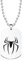 GAUEIOUR Spider Hero Necklace, Spider Movie Inspired Hero Gifts Pendant Necklace,Stainless Steel Pendant Charm Jewelry Movie Fans Accessories Presents for Men Women(Silver)