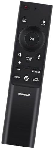 GHUST AH81-15047A Replacement Remote Control for Samsung Sound bar Speaker HW-B43C HW-B450 HW-B530 HW-B550 HW-B53M HW-B53C HW-B650 HW-B63C HW-B63M HW-B67C HW-B45E HW-B67E HW-B430 HW-B440 HW-Q600