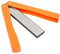 Outil de jardin Aiguiseur, 400 600 Grit Portable Double Face Aiguiseur Couteau de Poche Pierre à Aiguiser pour Cuisine Grinder Outil (Orange)