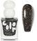 Glitter Black Nail Polish,Quick Dry Glitter Nail Polish,Black Glitter Sparkle Shiny Nail Varnish,Glossy Flash Reflective Long-lasting Sequins Nail Art Varnish-12ML