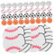 SOPOTUTU 120 Stück Aufkleber Selbstklebende Deko für Sportpartys DIY Dekoration Fußball Basketball Volleyball und Baseball Sticker für Kindergeburtstage und Bastelprojekte
