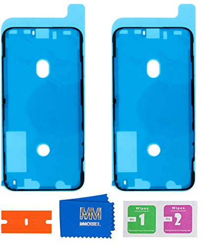 MMOBIEL 2X wasserdichte Folie Klebefolie LCD Display Adhesive Sticker Kompatibel mit iPhone XS 5.8inch