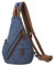 KL928 Canvas Sling Bag Rucksack Damen und Herren – Schulterrucksack Umhängetasche Crossbag Verstellbarem Schultergurt Perfekt für Outdoorsport, Wandern, Radfahren, Bergsteigen, Reisen