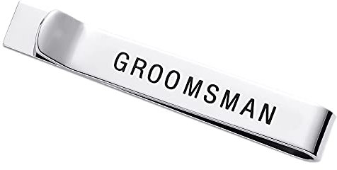 LParkin Pince à cravate pour homme et garçon d'honneur, Métal,